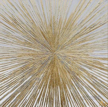 Abstract and Decorative Painting - ag010 Abstract Gold Leaf
